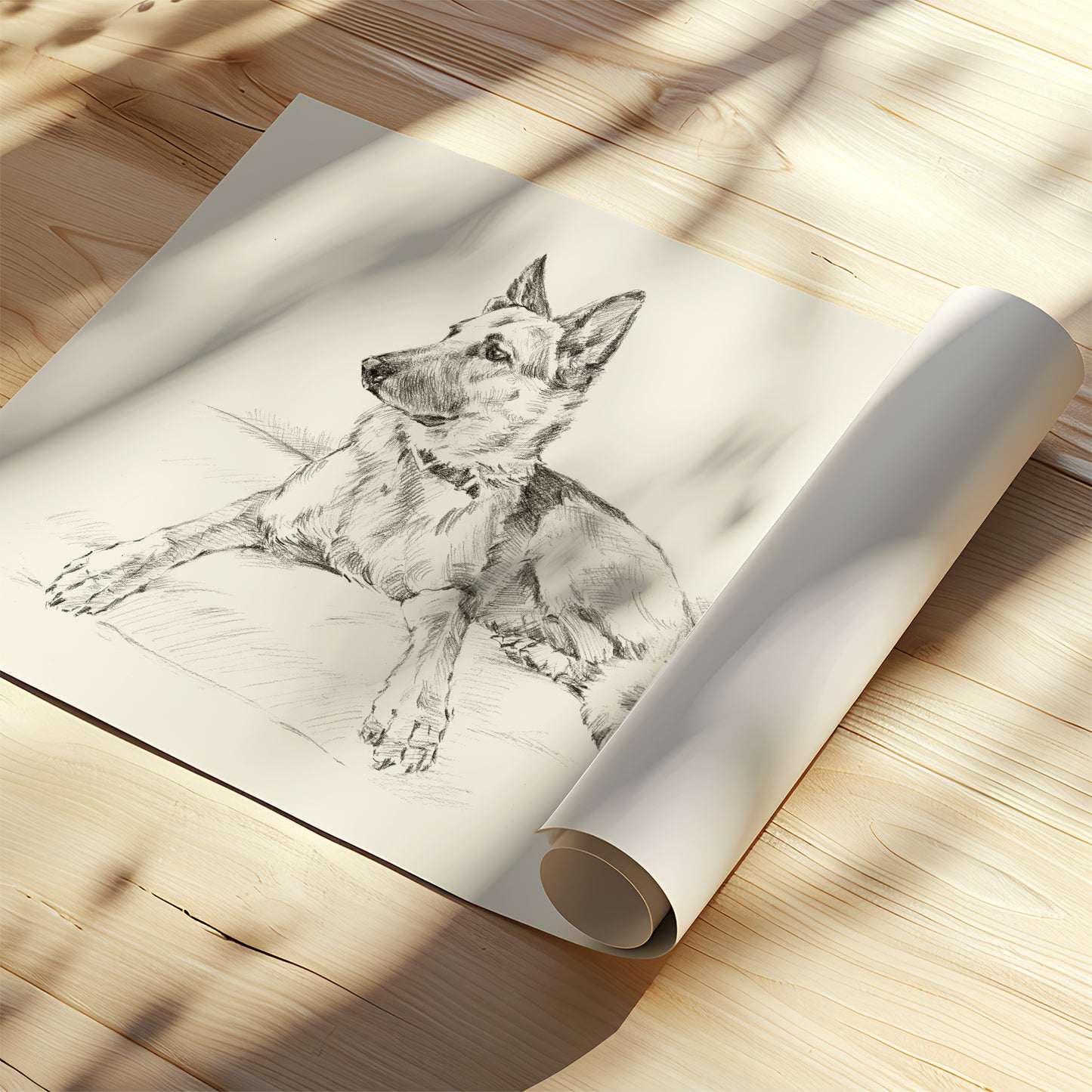 German Shepherd Fine Art Print