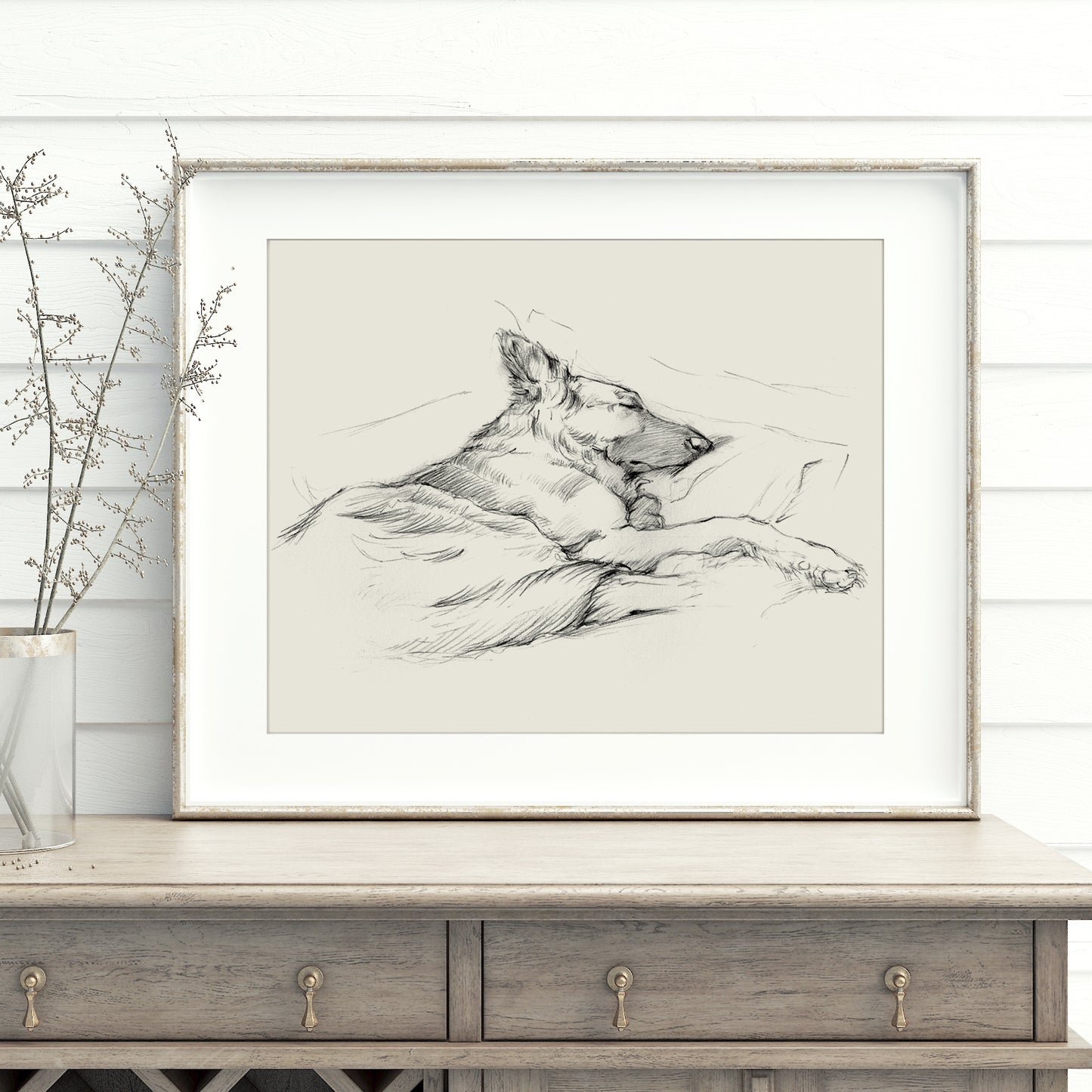 German Shepherd Fine Art Print